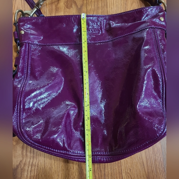 Coach Raspberry Patent Leather Bag - Picture 11 of 11